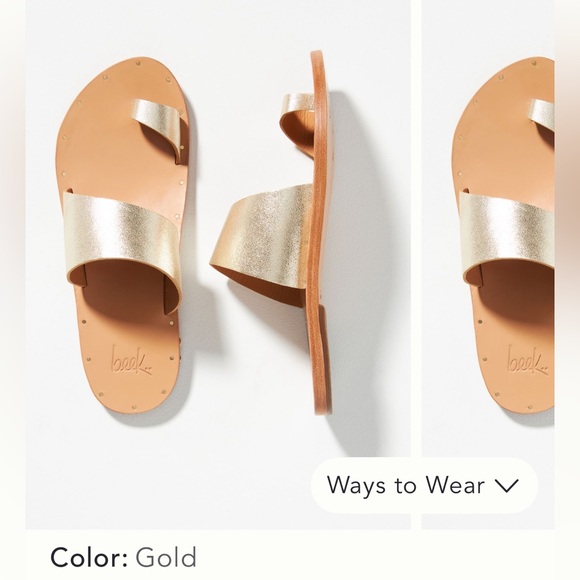 beek Shoes - beek Gold Sandals